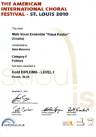 Zlatna diploma iz St. Louisa